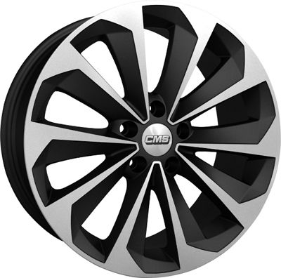 CMS WHEELS C21 Mat zwart gepolijst CMS WHEELS C21 Mat zwart gepolijst