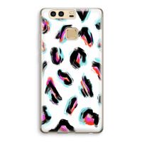 Cheetah color: Huawei P9 Transparant Hoesje