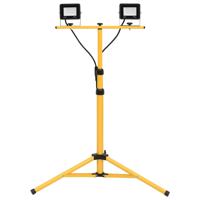 VidaXL Spotlight met statief led 2x20 w koudwit