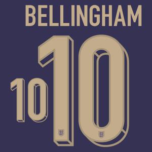Bellingham 10 (Officiële Engeland Away Bedrukking 2024-2025)