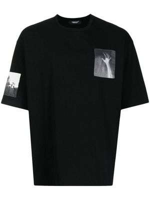 Undercover x Psycho t-shirt à logo imprimé - Noir