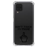 Samsung Galaxy A12 Anti Shock Case Finger Don't Touch My Phone