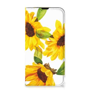 Smart Cover voor iPhone 14 Zonnebloemen