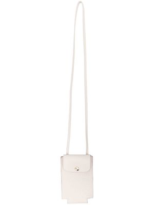 Longchamp étui pour smartphone Le Pliage en cuir - Tons neutres