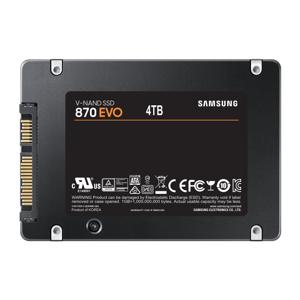 Samsung 870 EVO 4 TB SSD harde schijf (2.5 inch) SATA 6 Gb/s Retail MZ-77E4T0B/EU