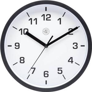 NeXtime - nXt - Wandklok - 20cm - Plastic - Zwart - &apos;Easy Small&apos;