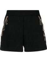 Moschino x Smiley short en polaire - Noir