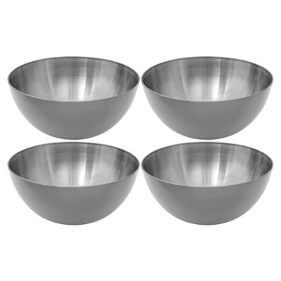 Secret de Gourmet Slakommetjes - 8x - schaaltjes - RVS - D13 x H6,4 cm