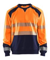Blåkläder Sweatshirt High-Vis 35412528 | High-Vis Oranje/Marineblauw | Maat L - 7330509621097 Blåkläder Sweatshirt High-Vis 35412528 | High-Vis Oranje/Marineblauw | Maat L - 7330509621097