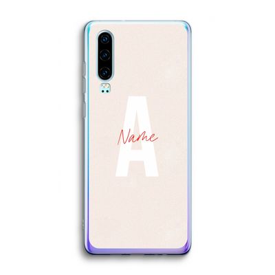 Strawberry Milkshake: Huawei P30 Transparant Hoesje