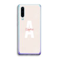 Strawberry Milkshake: Huawei P30 Transparant Hoesje