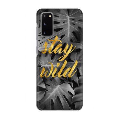 Stay wild: Volledig geprint Samsung Galaxy S20 Hoesje