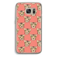 Tijger: Samsung Galaxy S7 Transparant Hoesje