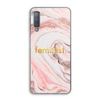 Feminist: Samsung Galaxy A7 (2018) Transparant Hoesje