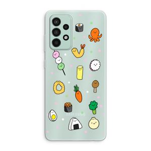 Happy bento friends: Samsung Galaxy A52s 5G Transparant Hoesje
