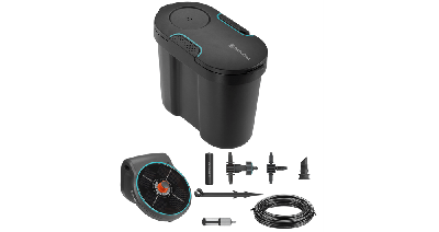 Gardena AquaBloom Set: Zonne-Energie Bewateringssysteem, 10,5L Reservoir - Tot 12 Dagen Automatisch Water