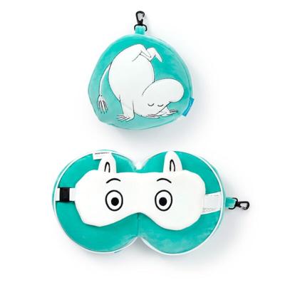 Relaxeazzz Moomin Rond Reiskussen & Slaapmasker