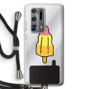 Raketijsje: Huawei P40 Pro Plus Transparant Hoesje met koord
