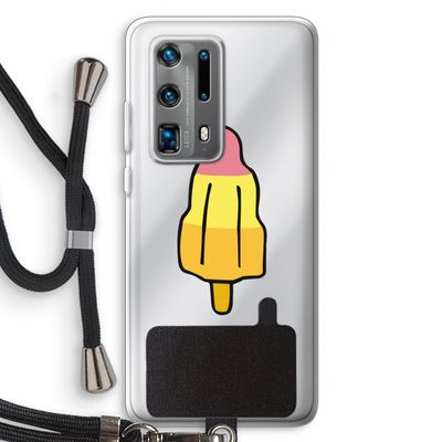 Raketijsje: Huawei P40 Pro Plus Transparant Hoesje met koord