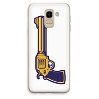 Pew Pew Pew: Samsung Galaxy J6 (2018) Transparant Hoesje