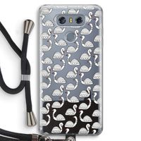 Zwanen: LG G6 Transparant Hoesje met koord