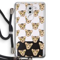 Tijger: Honor 6X Transparant Hoesje met koord