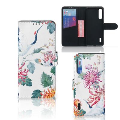 Xiaomi Mi A3 | Telefoonhoesje | Met pasjeshouder | Bird Flowers