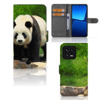 Xiaomi 13 | Telefoonhoesje | Met pasjeshouder | Panda