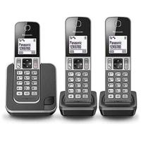 Panasonic KX-TGD313NLG Vaste Telefoons 3 Stuks Zwart/Zilver