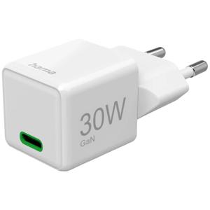 Hama 00201982 USB-oplader 30 W Binnen, Thuis Aantal uitgangen: 1 x USB-C bus (Power Delivery) USB Power Delivery (USB-PD)