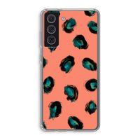 Pink Cheetah: Samsung Galaxy S21 FE Transparant Hoesje