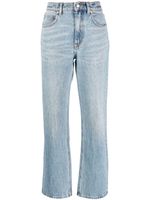 Alexander Wang mid-rise straight-leg jeans - Bleu - thumbnail