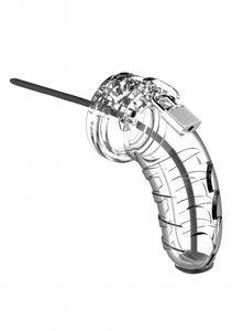 Model 16 - Chastity - 4.5" - Cock Cage - Transparent