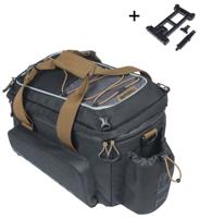 Basil bagagedragertas miles xl pro mik 9-36l zwart/grijs