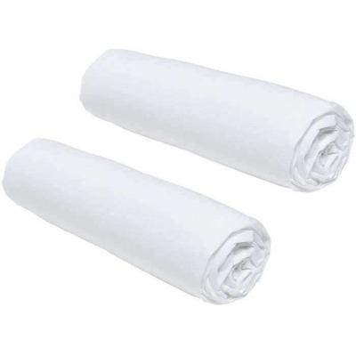 Set van 2 teday essentiële vloeken - 140 x 190 cm - 2 personen - 100% katoen - krijt