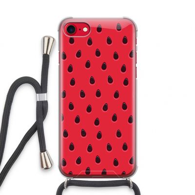 Watermelon: iPhone SE 2020 Transparant Hoesje met koord