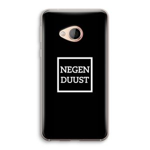 Negenduust black: HTC U Play Transparant Hoesje