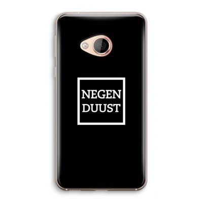 Negenduust black: HTC U Play Transparant Hoesje