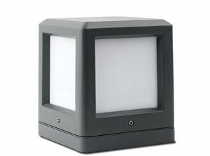 Sokkellamp Cartago 15W E27 donker grijs 8073254 ESR buitenlamp