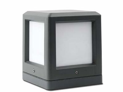 Sokkellamp Cartago 15W E27 donker grijs 8073254 ESR buitenlamp