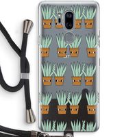 Sansevieria: LG G7 Thinq Transparant Hoesje met koord