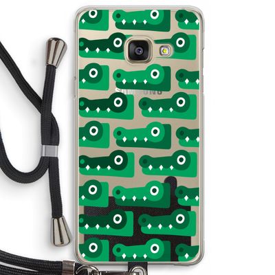 Crocs: Samsung Galaxy A3 (2016) Transparant Hoesje met koord