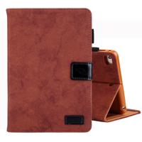 Voor iPad Mini 1/2/3/4 Business stijl horizontale Flip lederen draagtas met houder & kaartsleuf & fotolijstjes & slaap/Wake-up functie (bruin)