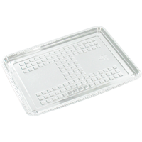 Schaal | vleeswarenschaal | gerecycled PET | rechthoekig | 180x125x transparant | 3000 stuks