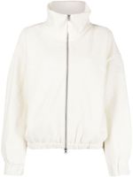 Parajumpers veste en tweed à patch logo - Blanc