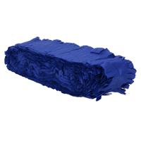 Folat Feest/verjaardag versiering - crepe slingers - blauw - 24 mtr - papier - feestartikelen