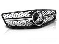 Tuning-Tec Grill MERCEDES W204 07-14 C63 STIJL GLANZEND ZWART- CHROOM - thumbnail