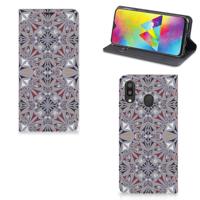Samsung Galaxy M20 | Standcase | Flower Tiles