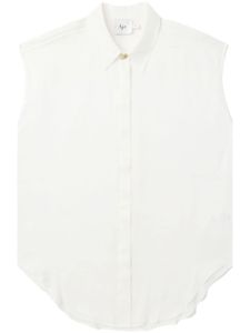 Aje chemise Solana à design sans manches - Blanc