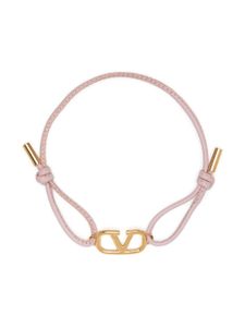 Valentino Garavani bracelet à détail VLOGO - Rose